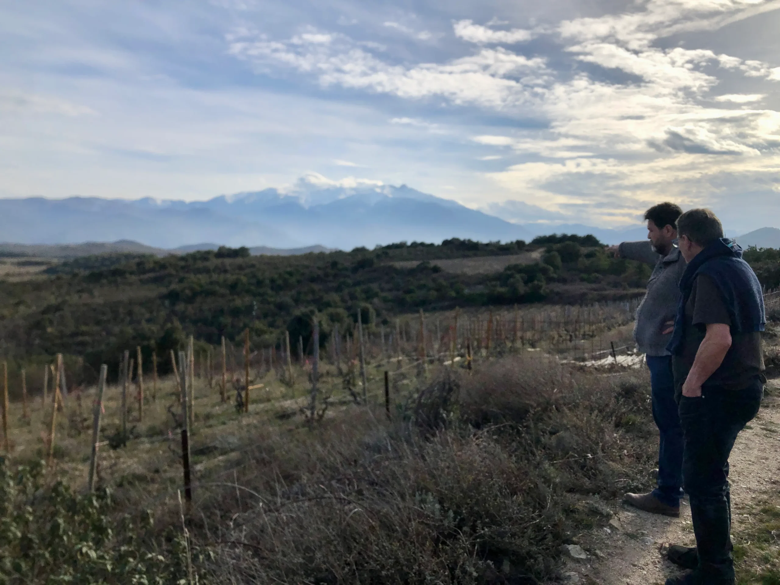 Visite-chez-Gilles-Troullier-Catalogne-Cave-du-clos-saint-Gabriel-Beziers Visite chez Gilles Troullier à Montalba le Chateau en Catalogne Nord